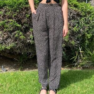 Pleated Print Pant